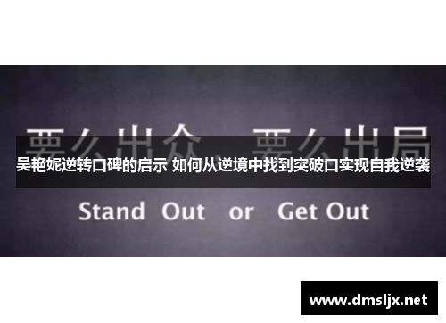 吴艳妮逆转口碑的启示 如何从逆境中找到突破口实现自我逆袭