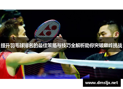 提升羽毛球排名的最佳策略与技巧全解析助你突破巅峰挑战